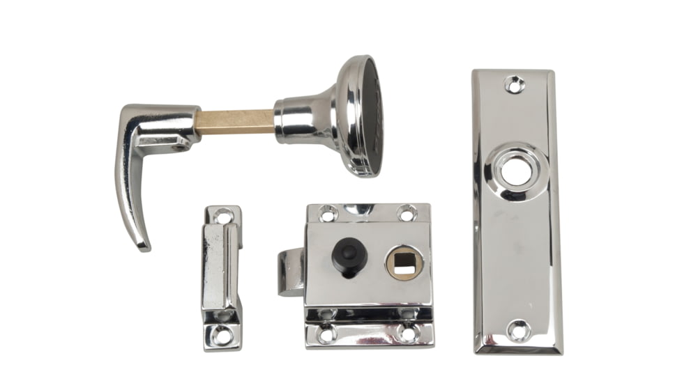 Perko Rim Latch Set Reverse Bevel With Box Strike, 1028DP0CHR