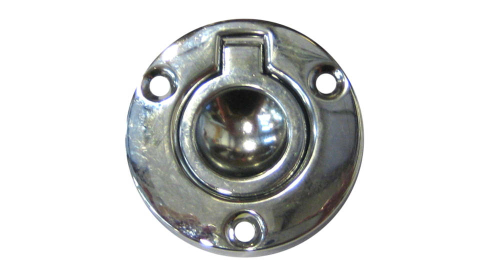 Perko Round Flush Ring Pull - 2&quot; - Chrome Plated Zinc 55844