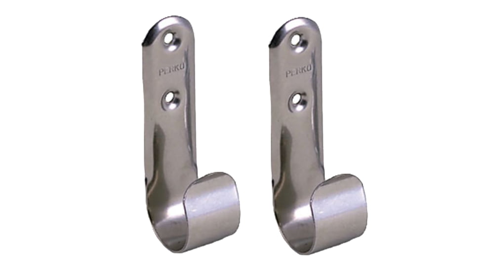 Perko Stainless Steel Boat Hook Holders - Pair 73312