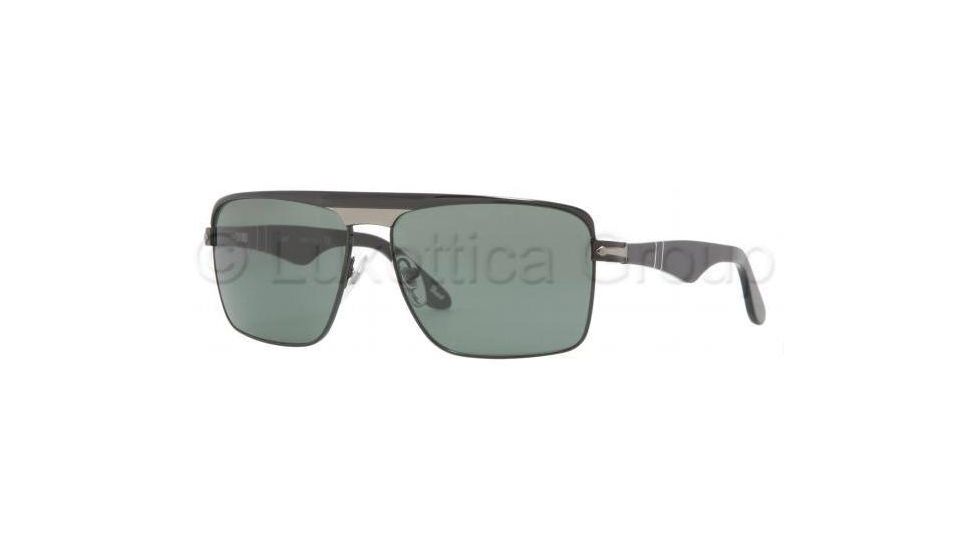 Persol PO2363S Sunglasses 923/58-5914 - Black Gunmetal Frame, Crystal Green Polarized Lenses