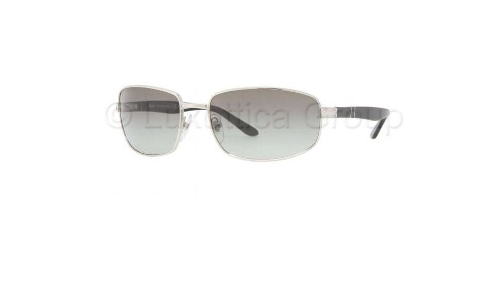 Persol PO2369S Sunglasses 518/X1-6118 - Silver Crystal Gradient Gray Photocr.