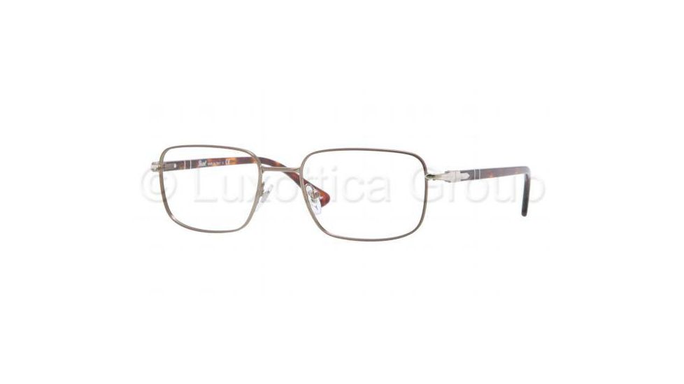 Persol PO2418V Eyeglass Frames 1020-5519 - Matte Brown Frame