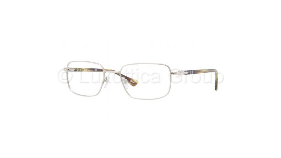 Persol PO2418V Eyeglass Frames 1041-5319 - Matte Silver Frame