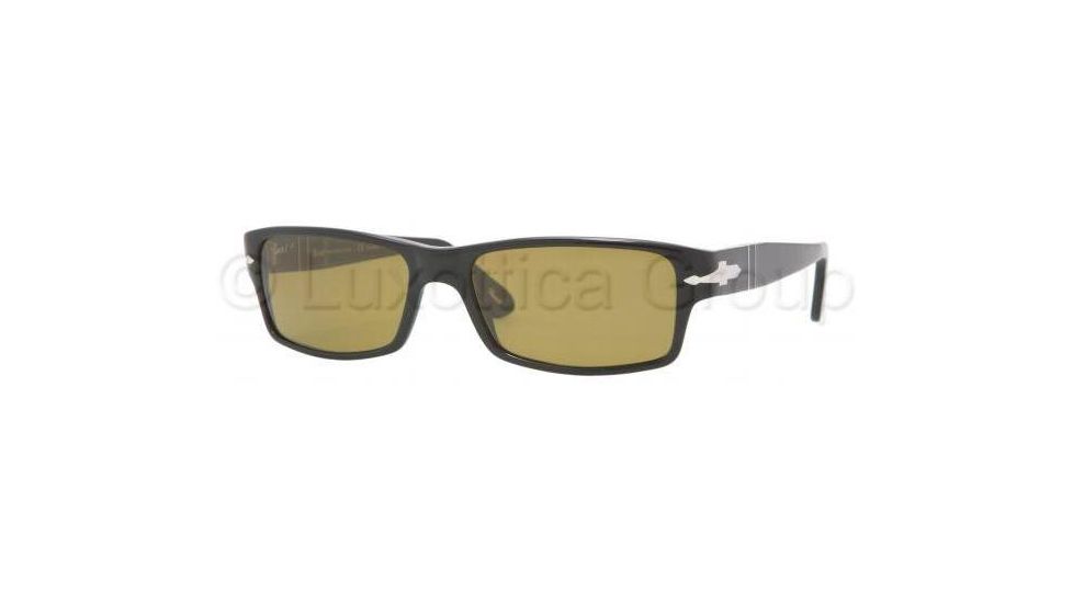 Persol PO2747S Sunglasses 95/24-5416 - Black Cr.photo Polarized Yellow/Green