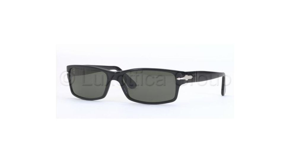 Persol PO2747S Sunglasses 95/48-5416 - Black Crystal Green Polarized