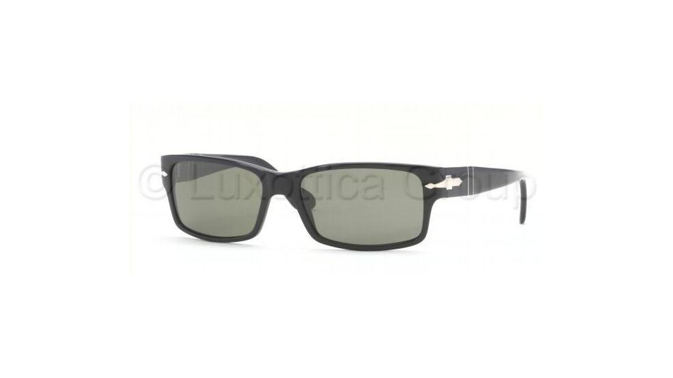 Persol PO2803S Sunglasses 95/31-5516 - Black Crystal Green