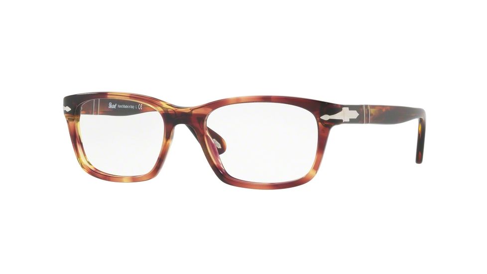 Persol PO3012V Eyeglass Frames 1055-54 - Brown/violet Torquoise Frame