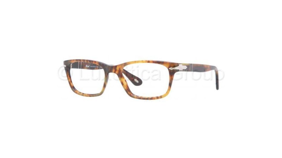 Persol PO3012V Eyeglass Frames 108-5218 - Light Havana Frame