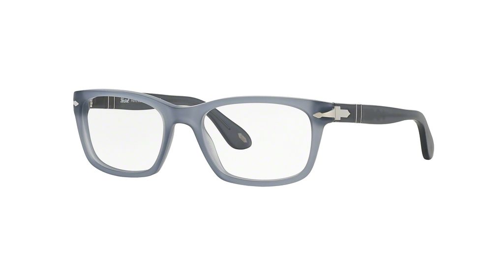 Persol PO3012V Eyeglass Frames 989-52 - Matte Grey Frame, Demo Lens Lenses