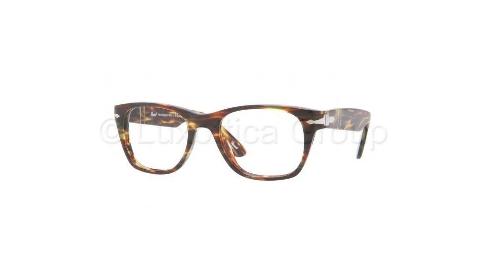 Persol PO3039V Eyeglass Frames 938-5219 - Green Striped Frame
