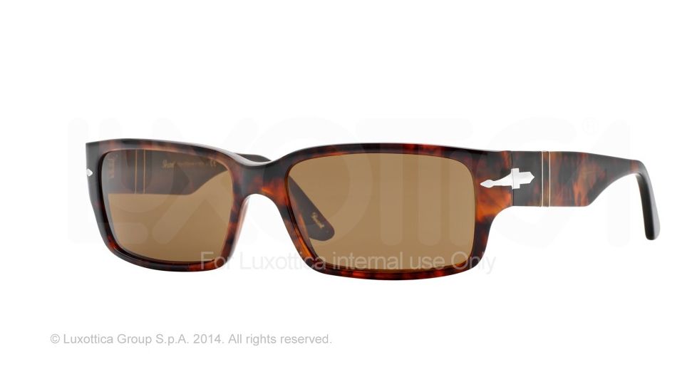 Persol PO3087S Sunglasses 108/33-58 - Caffe' Frame, Brown Lenses