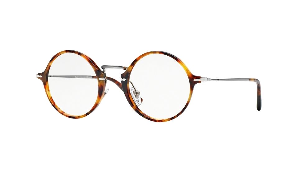 Persol PO3091V Eyeglass Frames 108-47 - Light Havana Frame