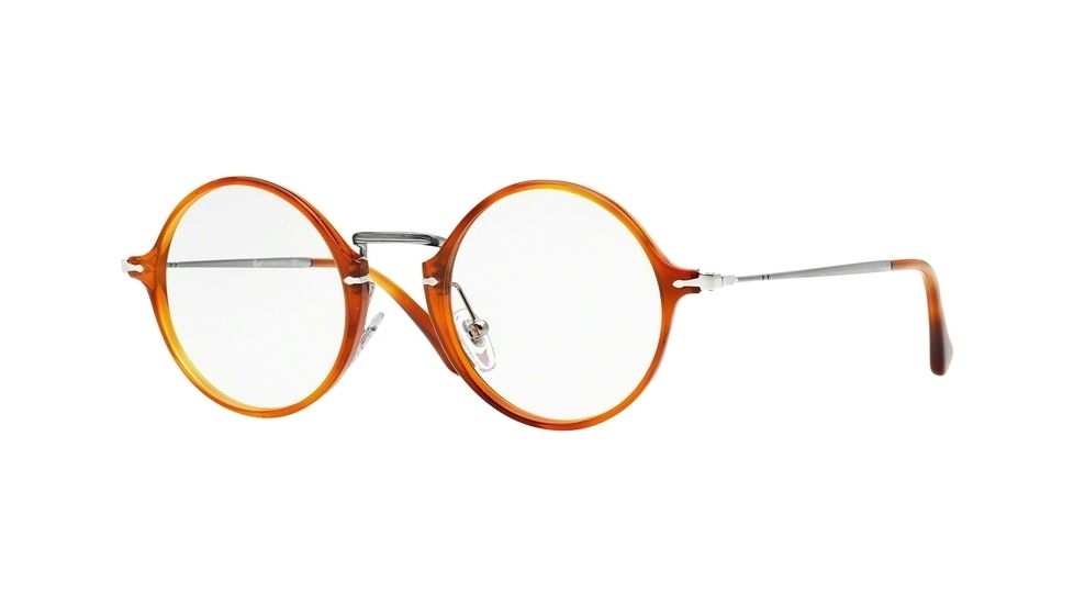 Persol PO3091V Eyeglass Frames 96-49 - Light Havana Frame