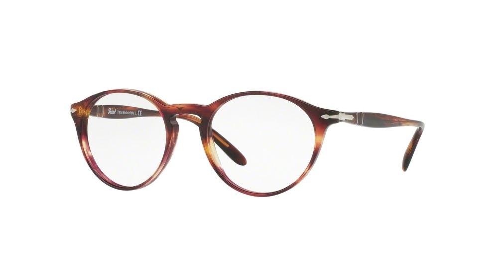 Persol PO3092V Eyeglass Frames 1055-48 - Brown Violet Tortoise Frame