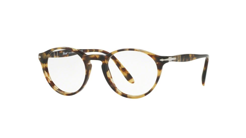 Persol PO3092V Eyeglass Frames 1056-50 - Brown/beige Tortoise Frame