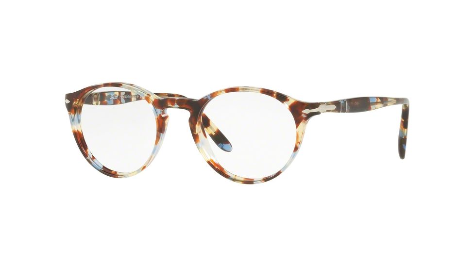 Persol PO3092V Eyeglass Frames 9050-48 - Azure Brown Frame
