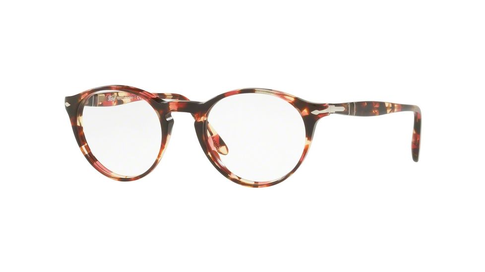 Persol PO3092V Eyeglass Frames 9051-48 - Pink Brown Frame