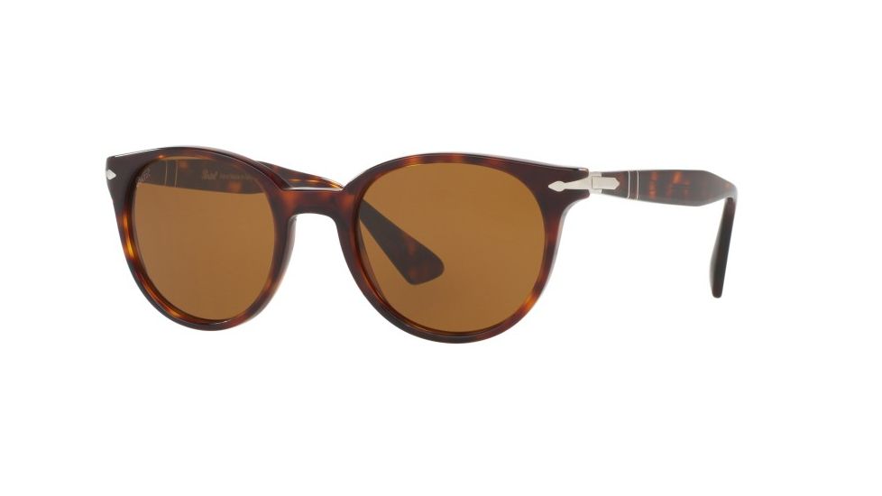 Persol PO3151S Sunglasses 24/33-49 - Havana Frame, Brown Lenses