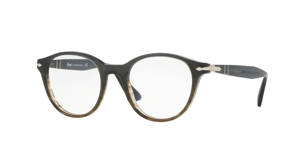 Persol PO3153V Eyeglass Frames 1012-48 - Grey Gradient Green Frame