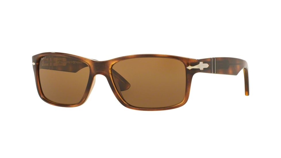 Persol PO3154S Sunglasses 104357-58 - Havana Frame, Polar Brown Lenses