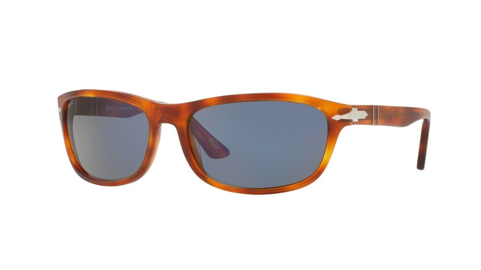 Persol PO3156S Sunglasses 96/56-63 - Terra Di Siena Frame, Blue Lenses