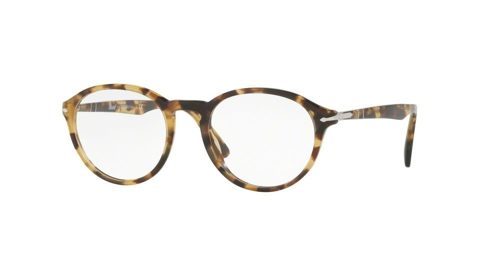 Persol PO3162V Eyeglass Frames 1056-50 - Brown/beige Tortoise Frame