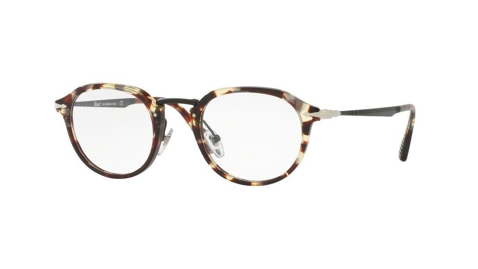 Persol PO3168V Eyeglass Frames 1057-48 - Havana Grey-brown Frame