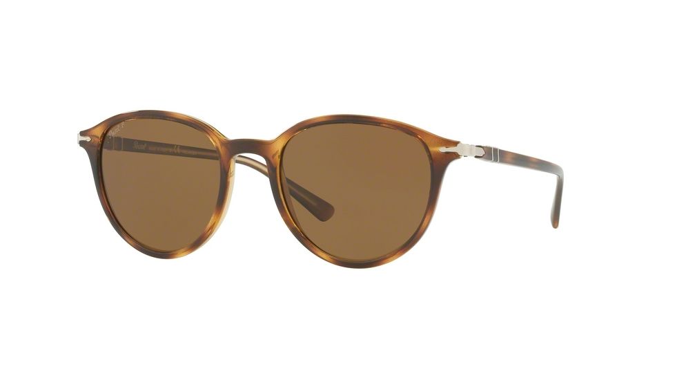 Persol PO3169S Sunglasses 104357-50 - Havana Frame, Polar Brown Lenses
