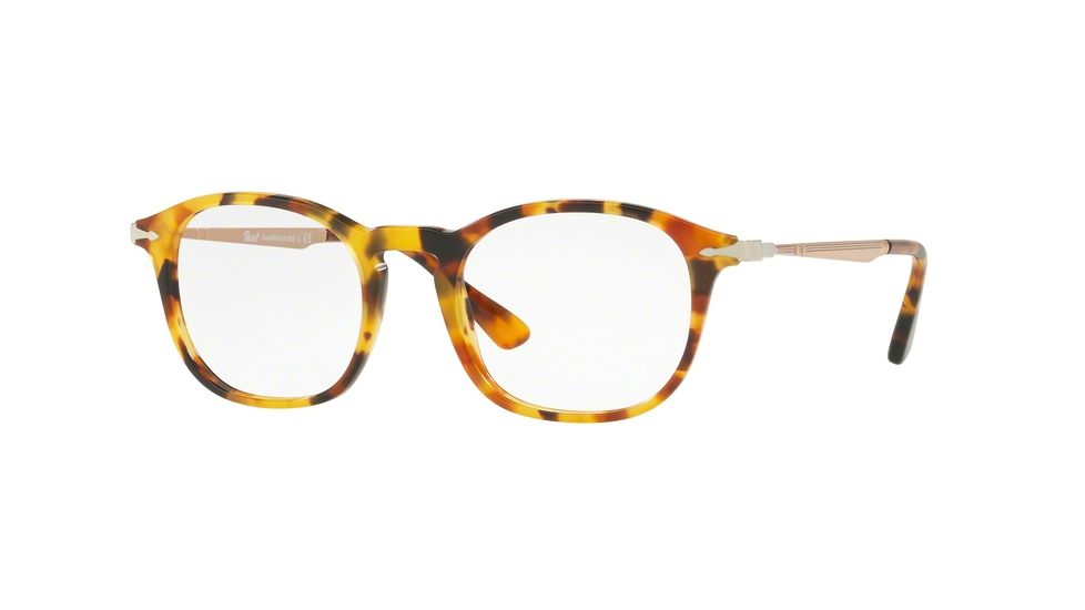 Persol PO3179V Eyeglass Frames 1052-49 - Brown/beige Tortoise Frame
