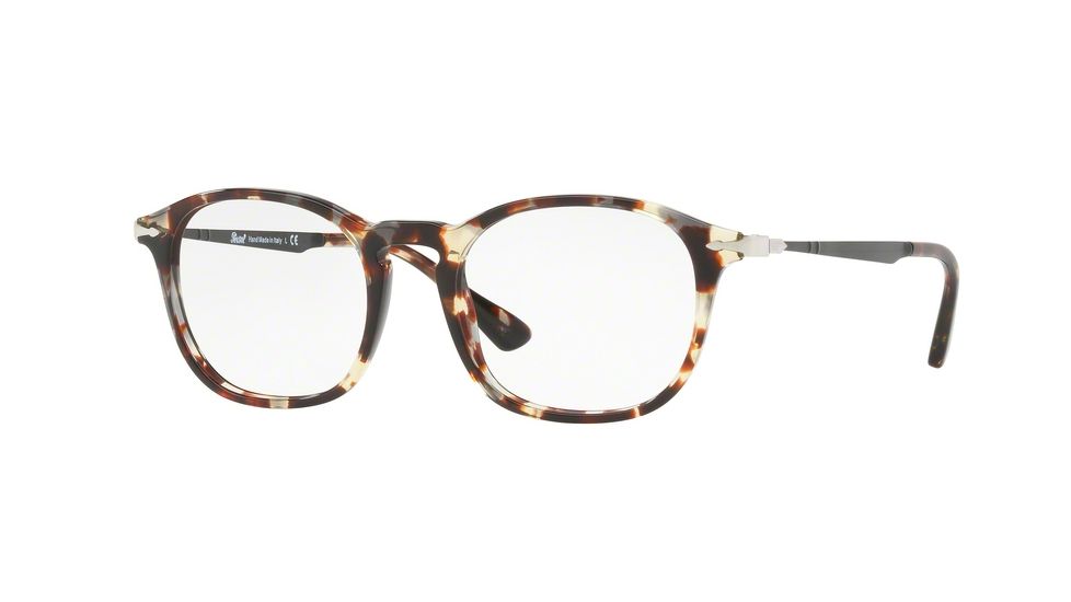 Persol PO3179V Eyeglass Frames 1057-49 - Havana Grey-brown Frame