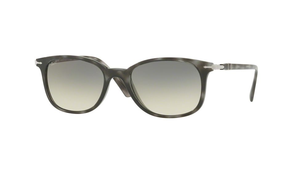 Persol PO3183S Sunglasses 105332-52 - Grey Smoke Frame, Clear Gradient Grey Lenses