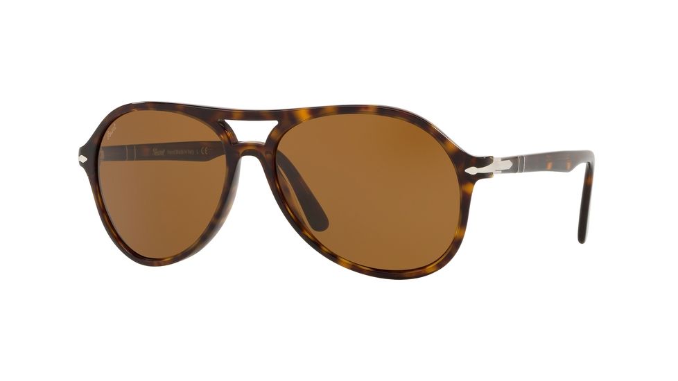 Persol PO3194S Sunglasses 105433-59 - Dark Havana Frame, Brown Lenses