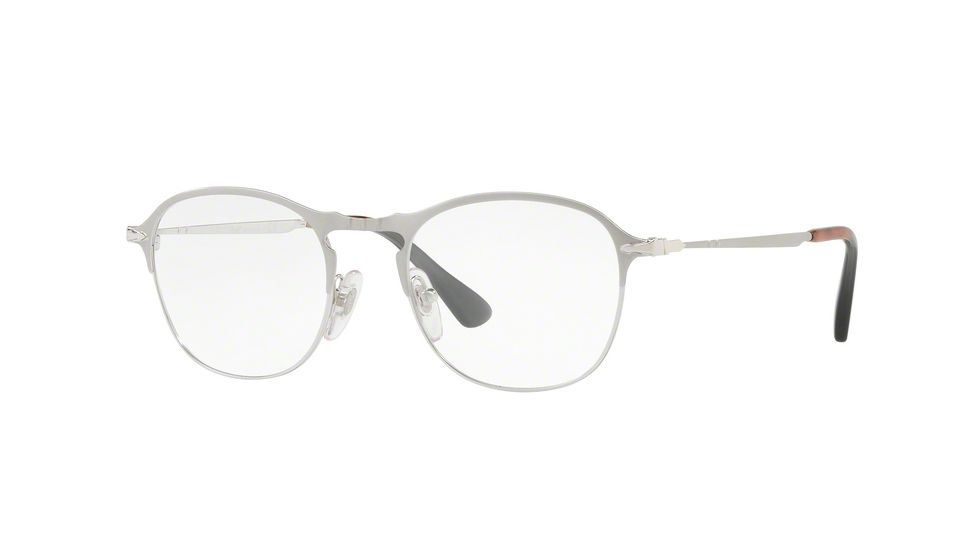 Persol PO7007V Eyeglass Frames 1068-49 - Matte Silver/Silver Frame