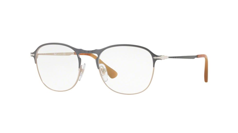Persol PO7007V Eyeglass Frames 1071-49 - Grey/light Brown Frame