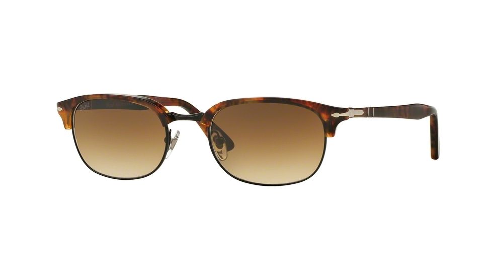 Persol PO8139S Sunglasses 108/51-52 - Caffe' Frame, Brown Gradient Lenses