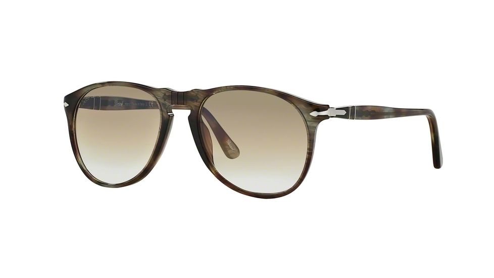 Persol PO9649S Sunglasses 972/51-52 - Havana Brown Smoke Frame, Brown Gradient Lenses