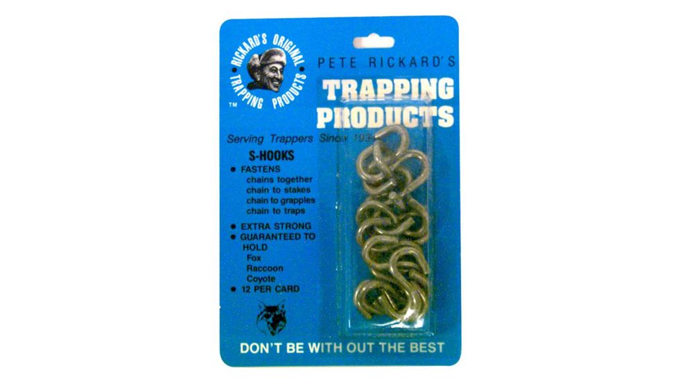 Pete Rickard Heavy Duty S Hooks, 12 pk. HB371