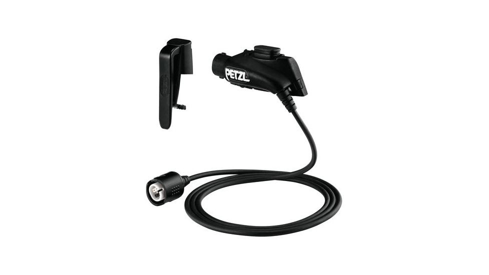 Petzl NAO Headlamp Belt Clip Extension Cord, Black, N/A E36R10
