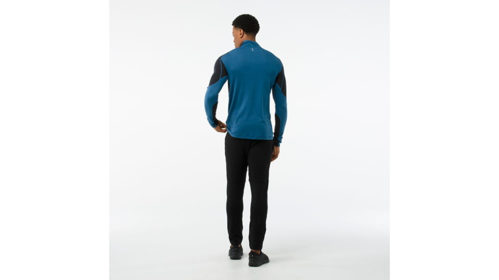 Smartwool PhD Light 1/4 Zip-Men's, Bright Cobalt H, Medium, SW014014A18-M
