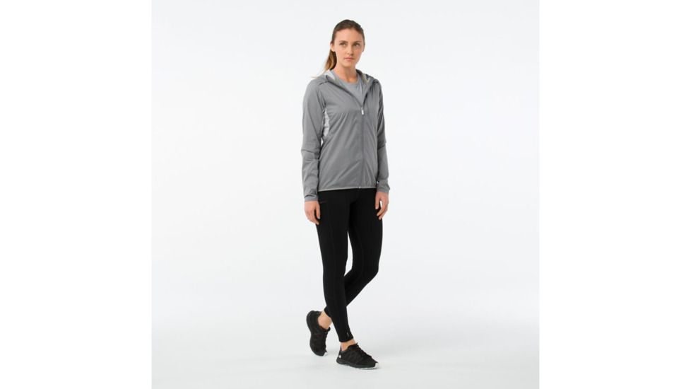 Smartwool PhD Ultra Light Sport Jacket-Women's, Light Gray, Large, SW016031039-L