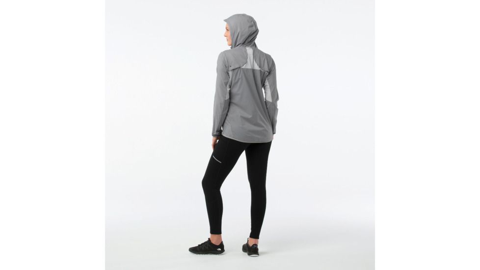 Smartwool PhD Ultra Light Sport Jacket-Women's, Light Gray, Large, SW016031039-L