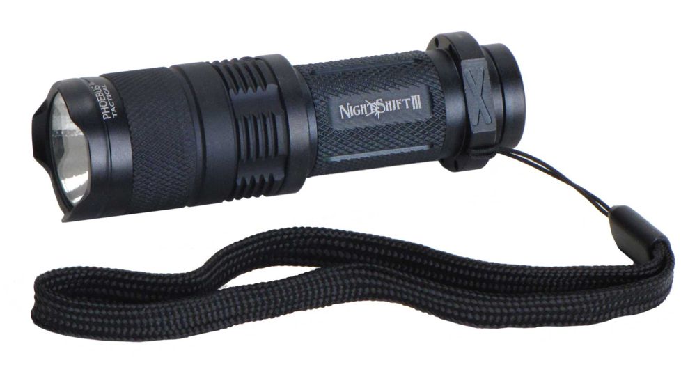 Phoebus Tactical NS CREE-LED NightShift Pocket Flashlight, Black, Small NS-3-CR