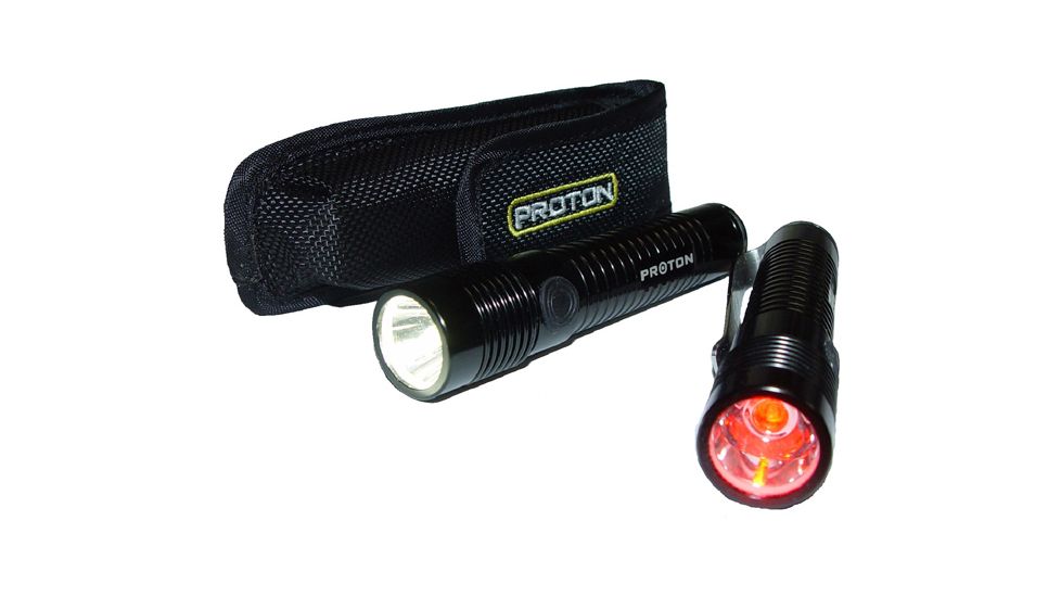 Photon Proton Pro, Black Aluminum Body, White and Red LEDs, 1 x AA PH-PPRO