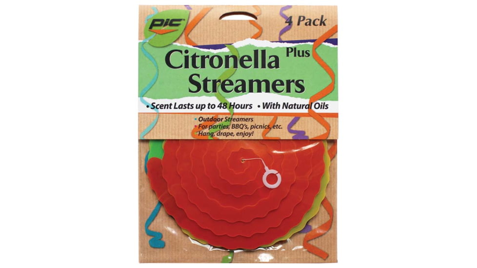 Pic Corp Citronella Streamers 4pk CPS-4