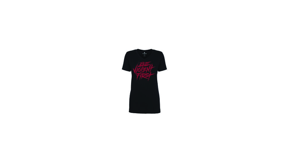 Pipe Hitters Union Womens XL PHU Be Violent First Short Sleeve Shirt, Black, XL, PHUPT208WB-XL