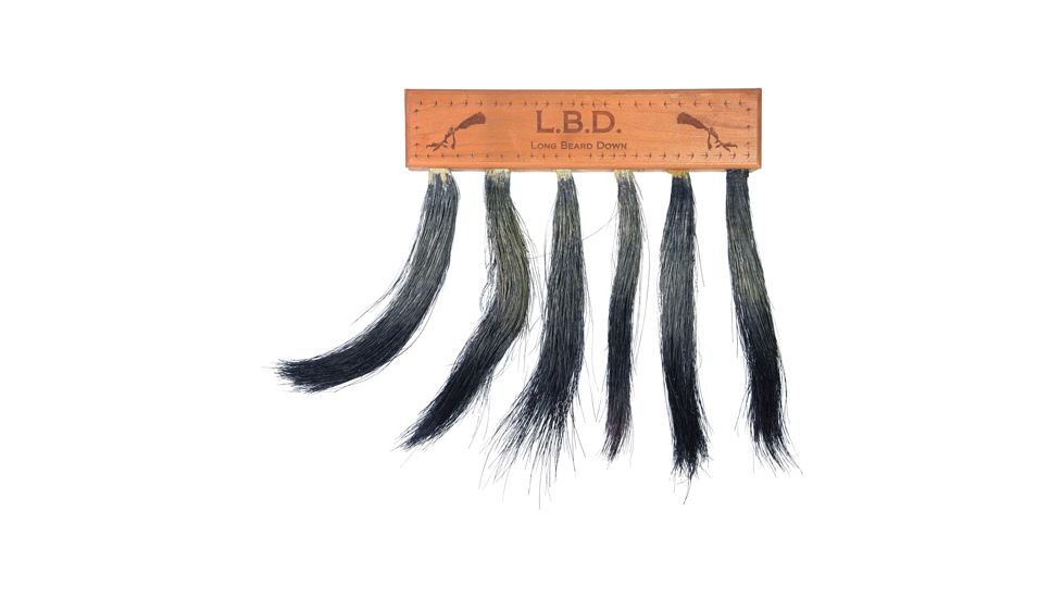 Pittman Game Calls Long Beard Down Multi Turkey Beard Mount