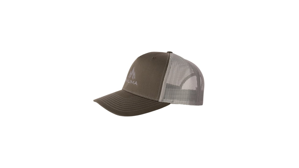 Pnuma Outdoors Lifestyle Five Panel Mesh Trucker Cap - Mens, Beetle/Quarry, OSFM, P608BQ