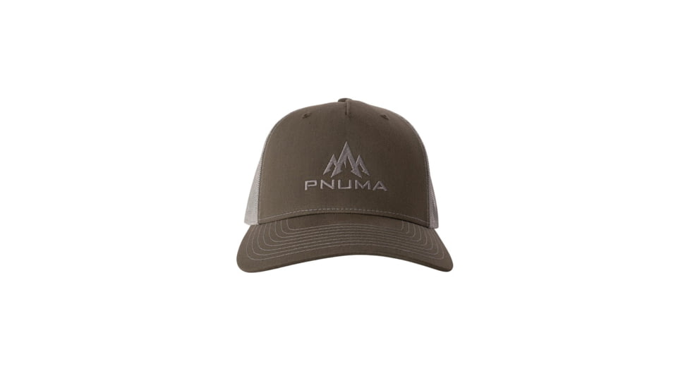 Pnuma Outdoors Lifestyle Five Panel Mesh Trucker Cap - Mens, Beetle/Quarry, OSFM, P608BQ