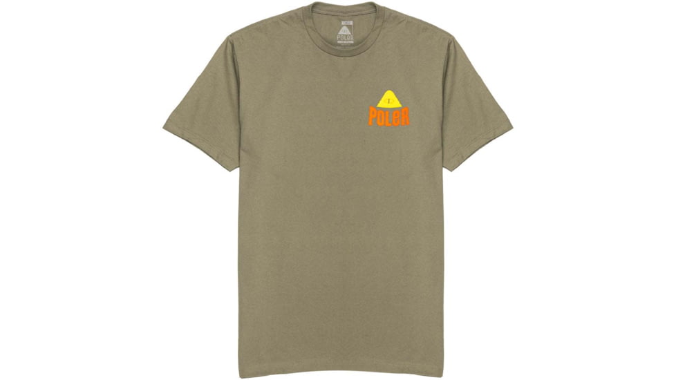 Poler Fruit Sticker T-Shirt, Small, Military Green, 221APM2003-MILITARY GREEN-S