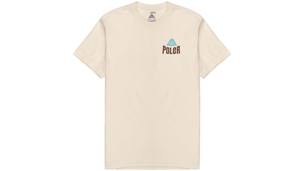 Poler Fruit Sticker T-Shirt, Medium, Natural, 221APM2003-Natural-M